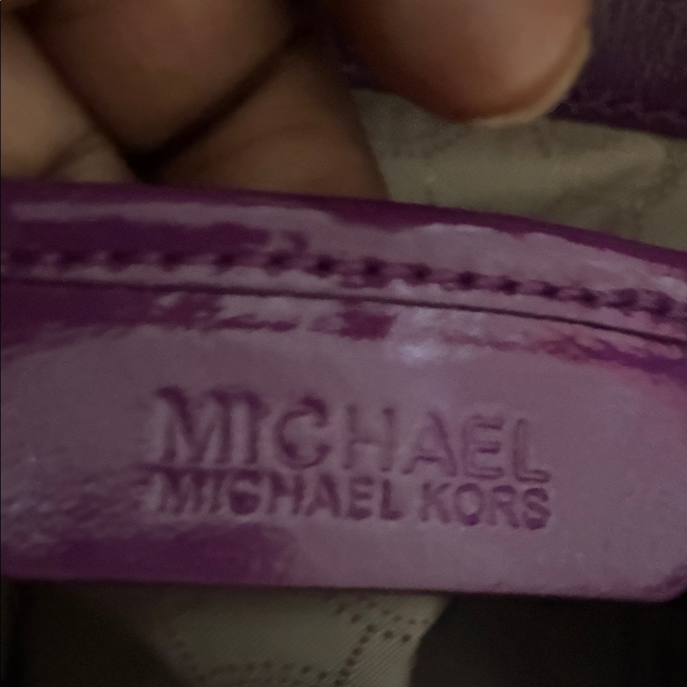 Michael Kors Quilted Crossbody Bag in Vibrant Purple - Picture 11 of 12